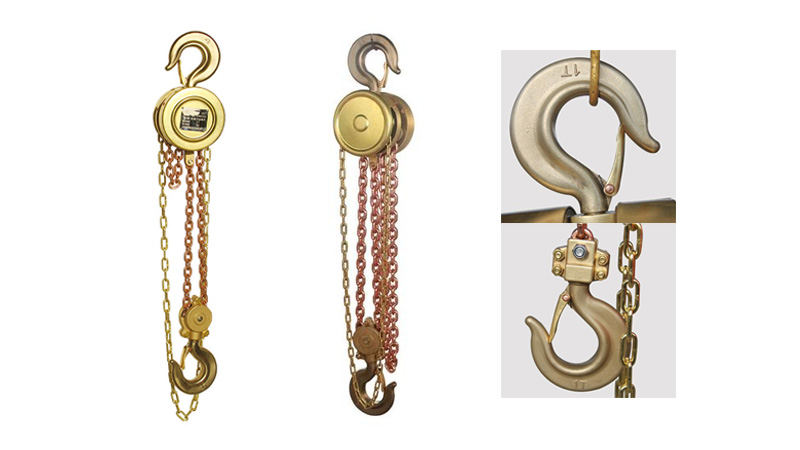 방폭형 수동 호이스트로 비료 공장의 안전 보장