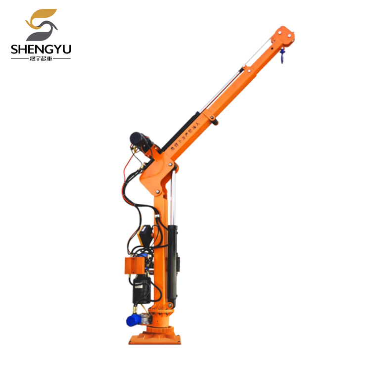 전기 유압 차량 탑재 크레인