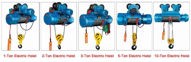 CD1 380V Wire Rope Electric Hoist
