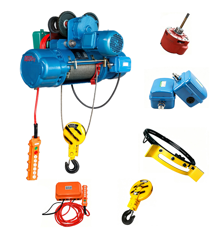 CD1 380V Wire Rope Electric Hoist for Crane
